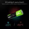 Wiederaufladbare Batterie Grün Cell GR06 AA NiMH 1,2 V 2000 mAh, 2 Stück, 50,5 mm