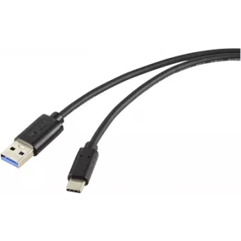 Renkforce RF-5720404 USB-Kabel Schwarz