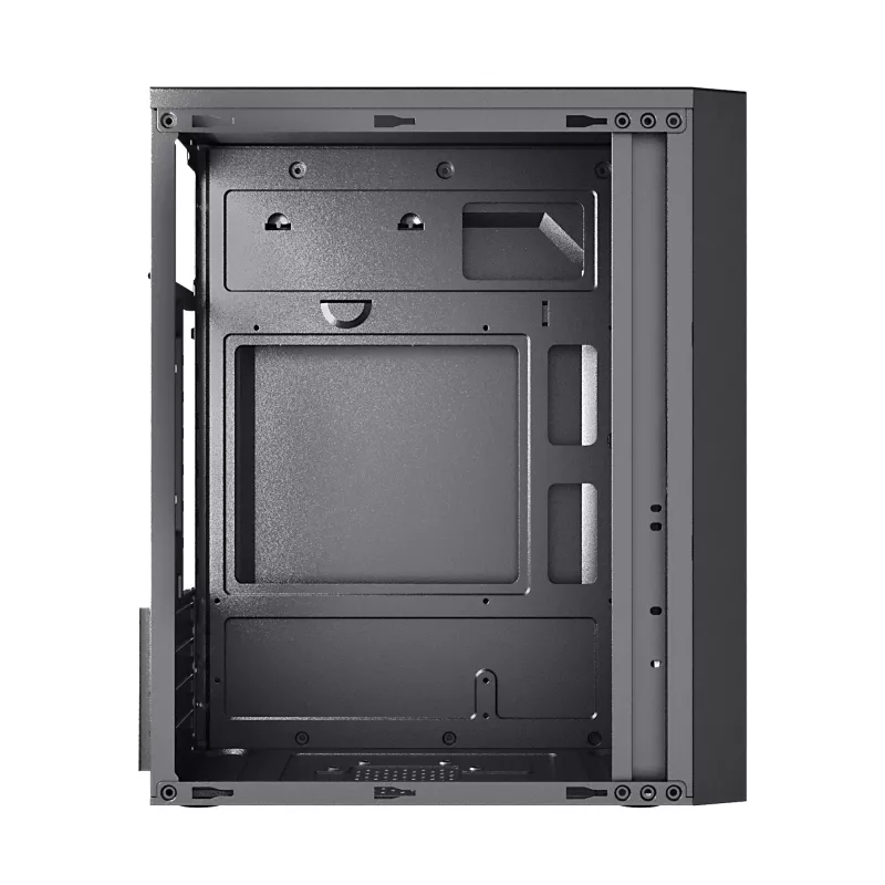 Computergehäuse Sbox PCC-12 MicroATX Schwarz