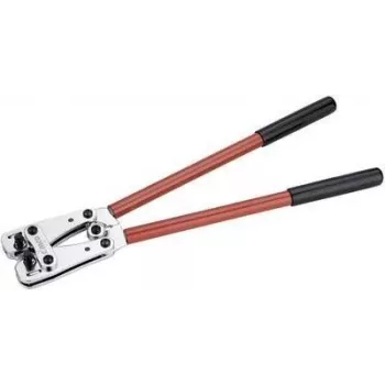 Cimco 101885 Kabel-Crimpzange Crimpwerkzeug Schwarz - Rot - Silber (101885)