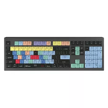 Logickeyboard LKB-CBASE-A2M-UK Tastatur Universal USB QWERTY UK-Englisch Schwarz