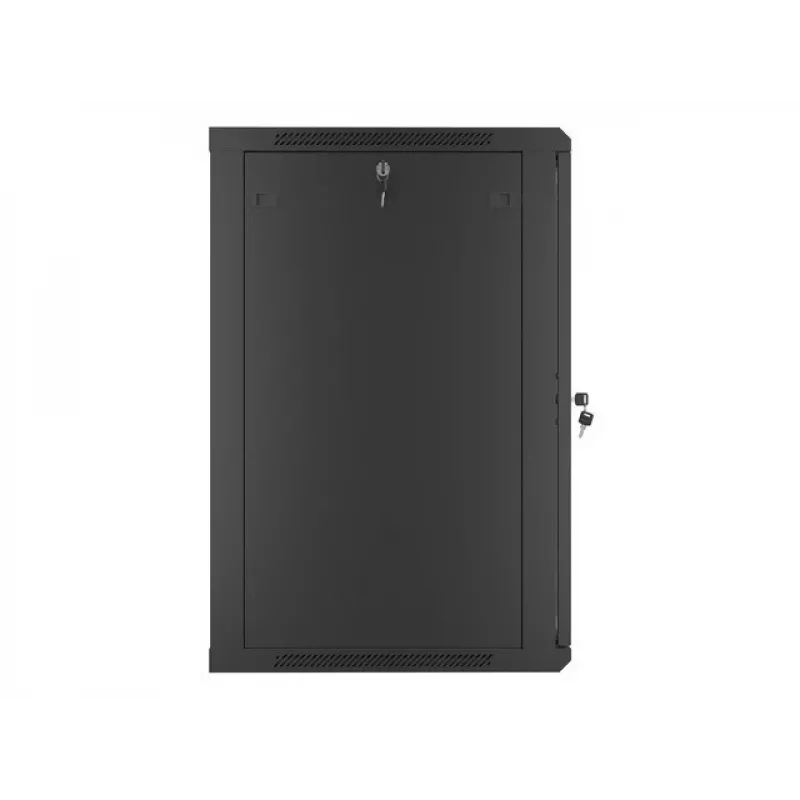 Wandmontierbarer Rack-Schrank LANBERG WF01-6618-10B, 18U, 600×600×907 mm, schwarz, 60 kg