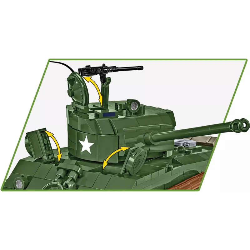 Blocks Sherman M4A2E8 865 Bausteine