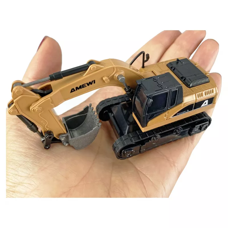 Bagger RC-Modell Amewi 22744 Maßstab 1:64, Elektromotor, LiPo 200 mAh, für Kinder ab 6 Jahren