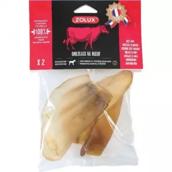 ZOLUX Rinderohr - Kauartikel für Hunde - 40 g