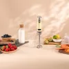Handmixer CECOTEC Power Mixer RetroGelb 1200MAX Cream&Crush, 1200 W, mehrere Geschwindigkeiten, Knethaken und Quirle