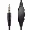 Kabelgebundenes Gaming-Headset GEMBIRD MHS-03-BKRD — binaural, ohrumschließend, 3,5 mm, 1,8 m Kabel, rot/schwarz