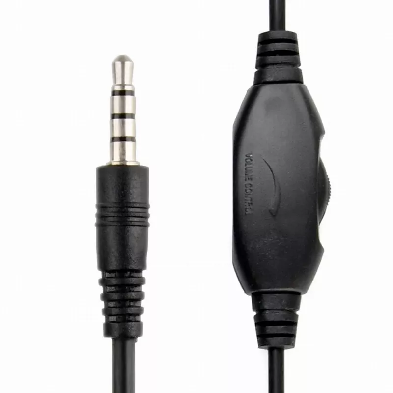 Kabelgebundenes Gaming-Headset GEMBIRD MHS-03-BKRD — binaural, ohrumschließend, 3,5 mm, 1,8 m Kabel, rot/schwarz