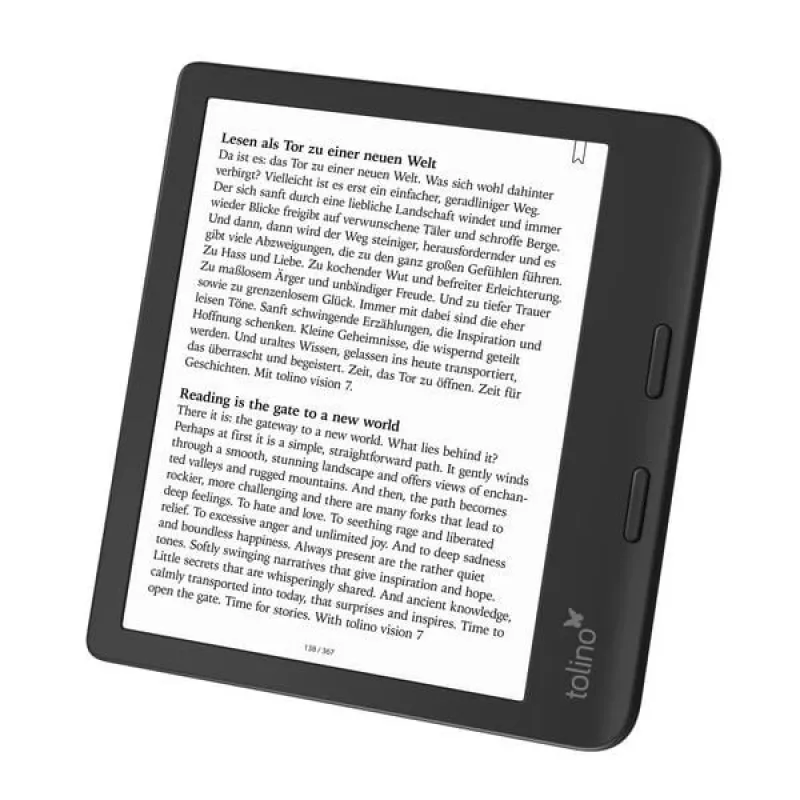 Tolino E-Book-Reader Touchscreen Wi-Fi Schwarz