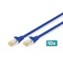 Digitus DK-1644-A-020-B-10 Ethernet-Patchkabel Blau