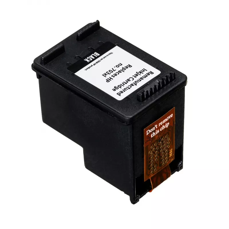Superbulk Druckertinte HP B-H703BK (Ersatz für HP 703 CD887) Standard Schwarz
