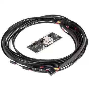 Internes Stromkabel Alphacool 25054 80 m gerade Stecker