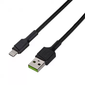 Green Cell KABGC24 Lightning-Kabel 0.3 m Schwarz