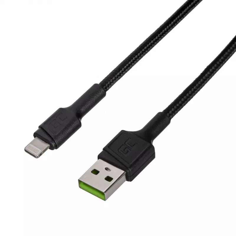 Green Cell KABGC24 Lightning-Kabel 0.3 m Schwarz