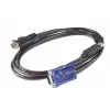 APC KVM USB Kabel - 6 ft (1,8 m), 1,83 m, USB, USB, VGA, Schwarz, USB-A