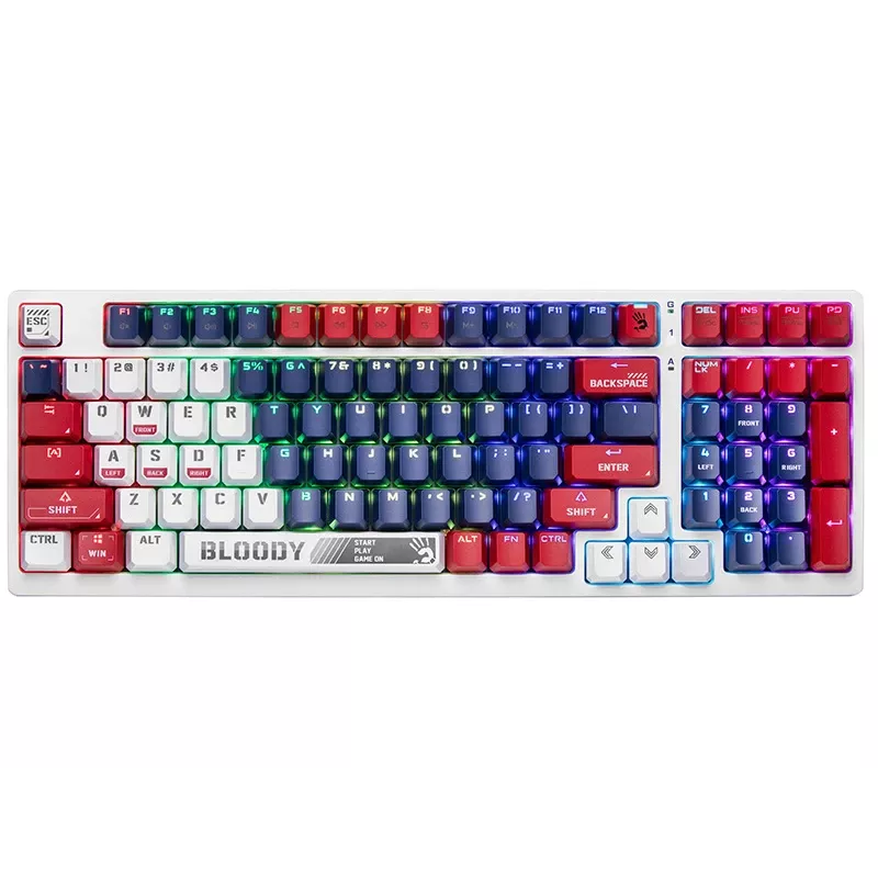Gaming-Maus A4Tech Bloody S98 USB Sports Navy mit BLMS Red Plus Schaltern