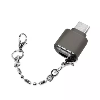 USB-C auf microSD-Kartenleser als Schlüsselanhänger
