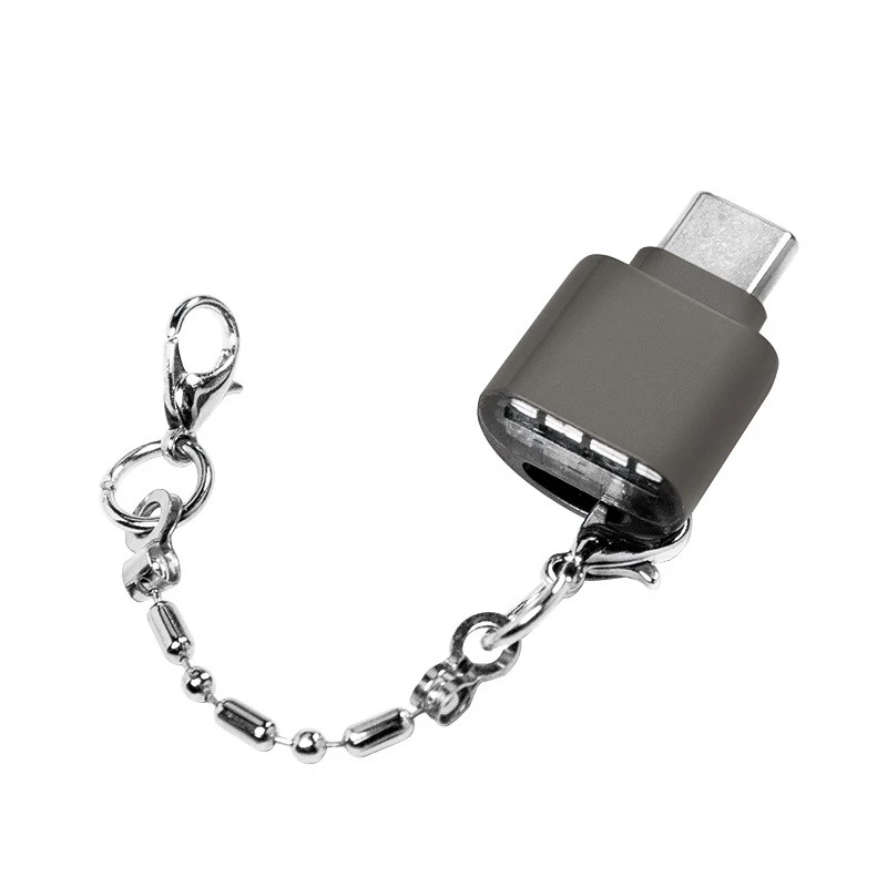 USB-C auf microSD-Kartenleser als Schlüsselanhänger