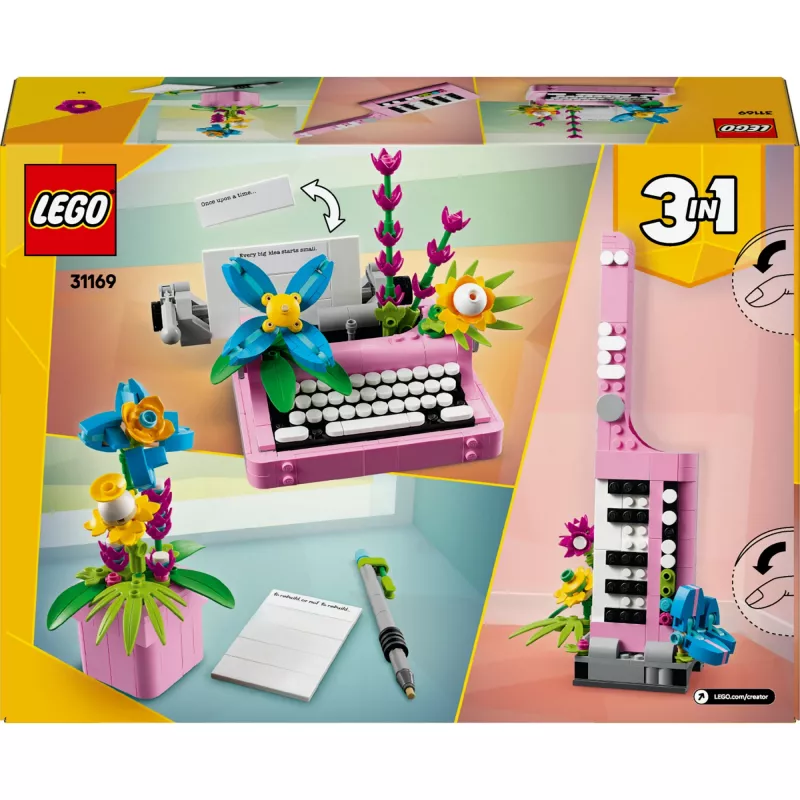 LEGO CREATOR 3in1 31169 Blumen-Schreibmaschine