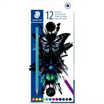 Buntstifte-Set Staedtler 146 C12 E1 — Mehrfarbig, 12 Stück, weicher Mine