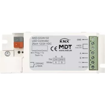 MDT AKD-0224V.02 LED Controller 2-Kanal, für Weißstreifen (AKD-0224V.02)