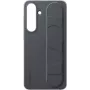 Standing Grip Hülle Samsung für Galaxy S25 Schwarz, Modell EF-GS936CBEGEU, Schutzhülle mit integriertem Ständer und Griff