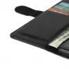 Phone wallet Krusell für Apple iPhone 12 Pro Max – schwarz, Folio-Etui mit Kartenfach
