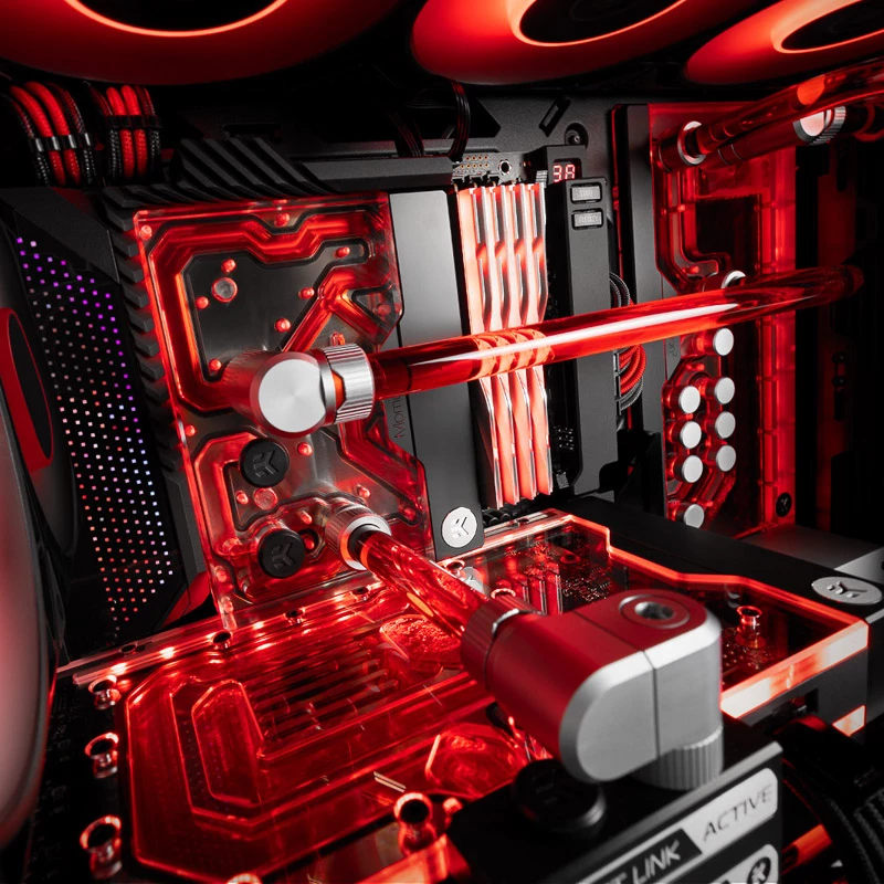 I/O Cover EK Water Blocks für ROG Maximus Z690/Z790 Extreme — EK-Quantum Momentum², schwarz