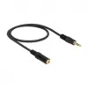 Audiokabel 3,5 mm M-F DeLOCK 83762 0,5 m Schwarz