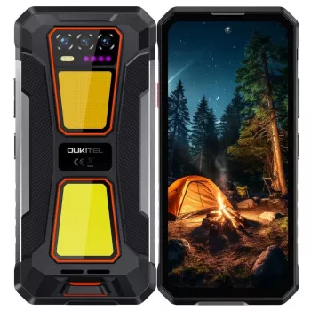 Smartphone OukiTel WP58 Pro 5G – 6,7 Zoll Display, 8 GB RAM, 512 GB Speicher, 10000 mAh Akku, Orange