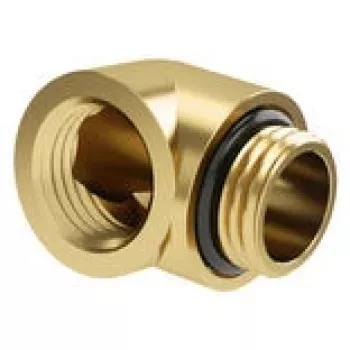 Barrow Adapter 90° G1/4 Außengewinde auf G1/4 Innengewinde TDWT90-B01 GO Gold