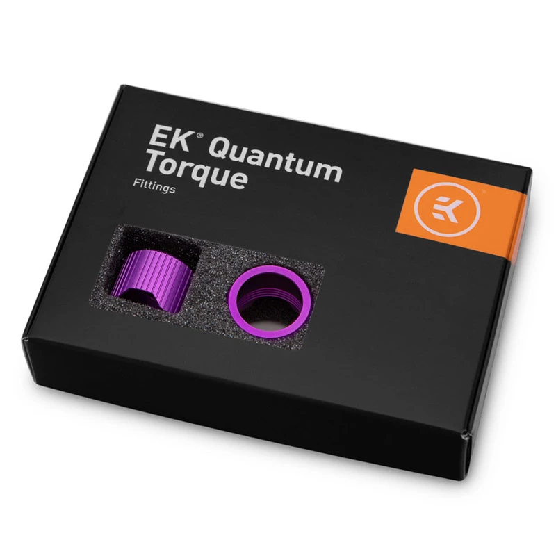 EK Water Blocks EK-Quantum Torque STC 16 Kompressionsringe, Lila, 6er-Pack