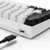 Sharkoon SGK50 S4 Tastatur Home USB QWERTZ Deutsch Weiß RGB LED 60%
