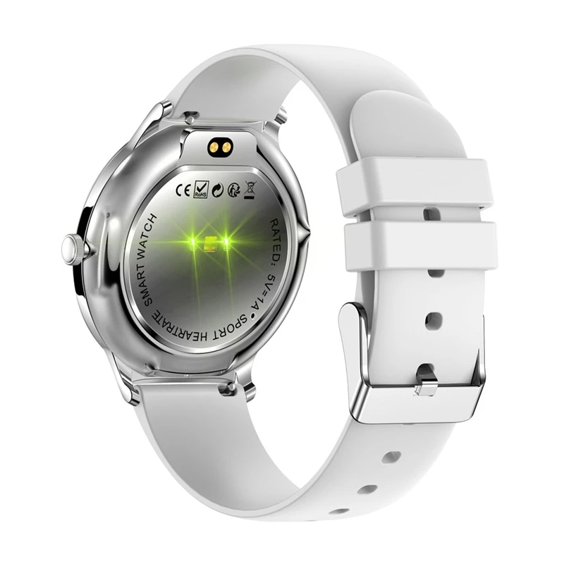 Smartwatch Colmi V89 Silber mit Bluetooth und Herzfrequenzmesser