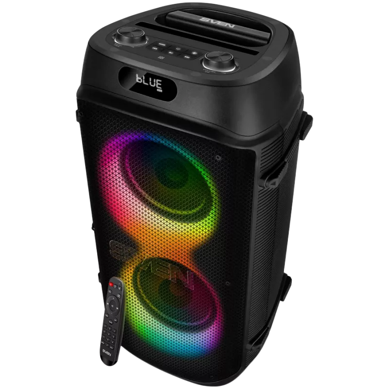 SVEN PS-850, (100W, TWS, Bluetooth, FM, USB, microSD, LED-Display, 8000mAh)