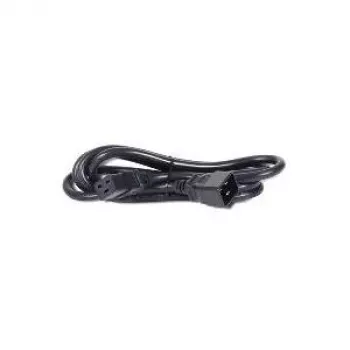 Stromkabel Bachmann 356.175 Schwarz 3 m C20 C19 Kupplung