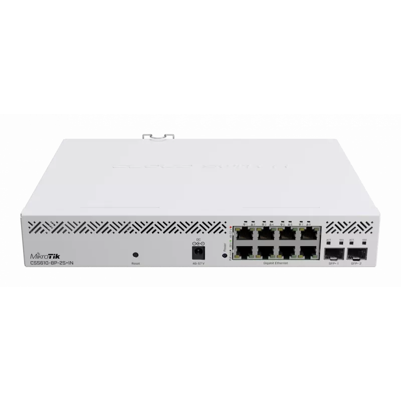 Managed Switch Mikrotik CSS610-8P-2S+IN 8 Ports Gigabit Ethernet PoE