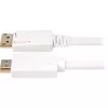 Sharkoon Adapterkabel Displayport 1.2 > HDMI 4K Weiß 3 Meter