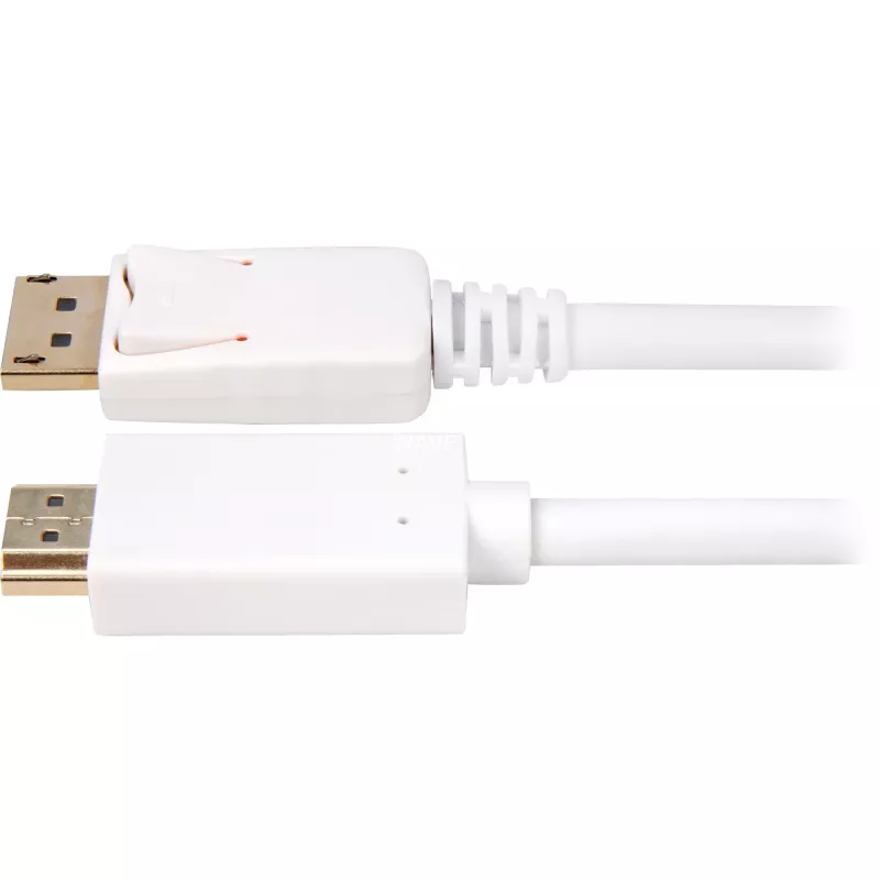 Sharkoon Adapterkabel Displayport 1.2 > HDMI 4K Weiß 3 Meter