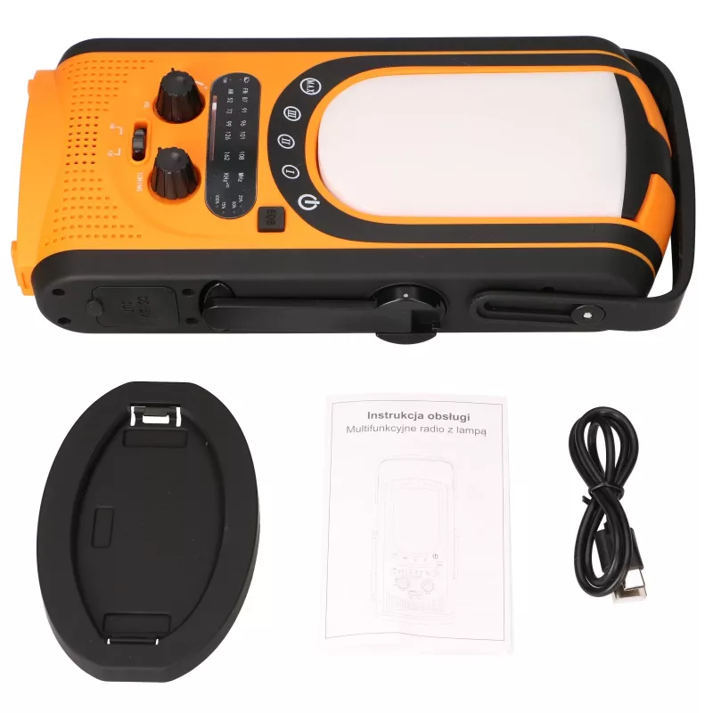 Extralink Power Ranger EPS-6000 | Powerbank | 6000mAh, FM-Radio, LED-Licht, Dynamo, Solarpanel