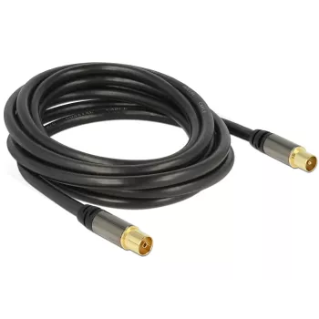 Koaxialkabel DeLOCK 88924 IEC RG-6/U 3 m Schwarz