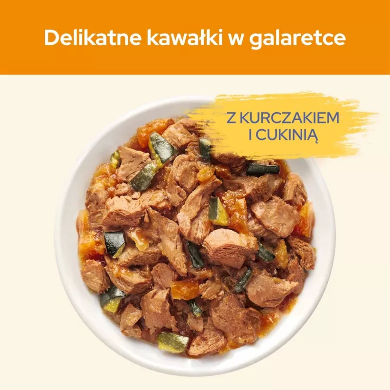 Nassfutter für Katzen Purina Nestlé Adult 1+ 10×85 g — Huhn, 11,5% Protein, 82% Feuchtigkeit