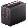 Jonsplus MATX Handle Case Z20 Schwarz-Pink – Mini/Micro/Flex-ATX Gehäuse mit Tragegriff