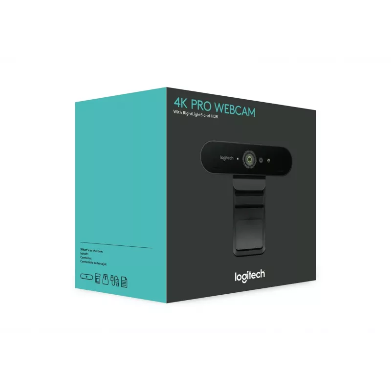 Webcam Logitech BRIO ULTRA HD PRO 13 MP 4096x2160 USB 3.2