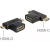 Kabel-Gender-Changer HDMI-C HDMI-D HDMI-A DeLOCK 65446