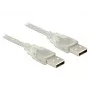 USB-Kabel DeLOCK 83889 USB 2.0 2 m Transparent