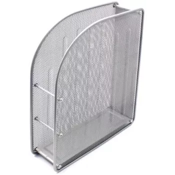 Vertikale Ablage FORPUS FO30559, Lochblech, 7 cm Höhe, silber