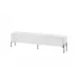 TV-Schrank Cama Meble VERA 190x40x50 cm, mattweiß, Spanplatten-Oberplatte