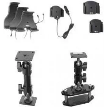 Aktiver Halter Brodit 215842 Tragbarer Scanner Schwarz