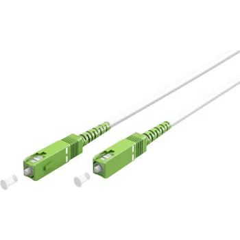Goobay 59605 Glasfaserkabel 25 m SC/APC FTTH OS2 Weiß (59605)